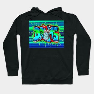 Drum Drums Graffit by LowEndGraphics Hoodie